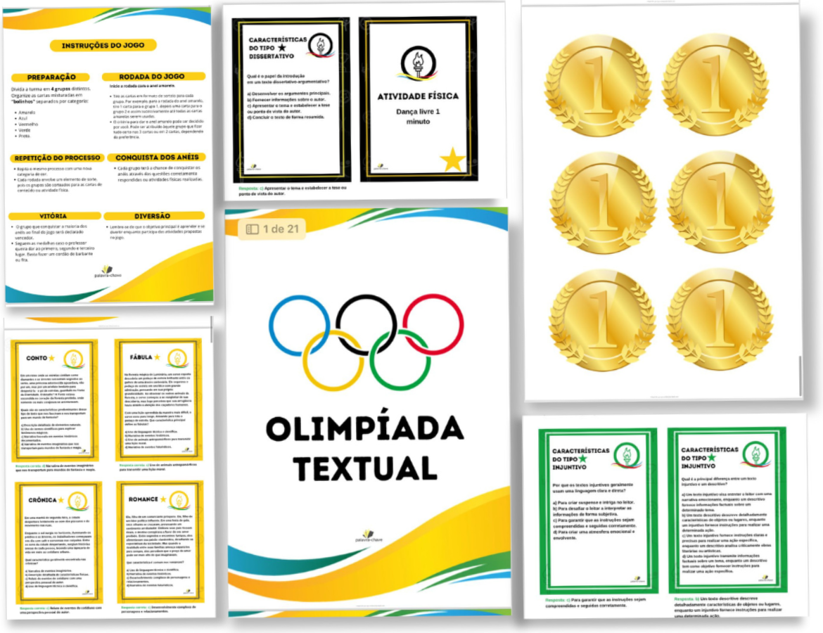 kit palavra chave aulas